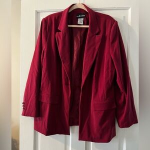 Vintage Sag Harbor Maroon Suit Jacket